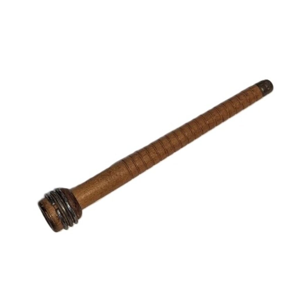 Vintage Wooded Spindle Bobbin Weaving Spool Rustic Americana Textile Cottagecore
